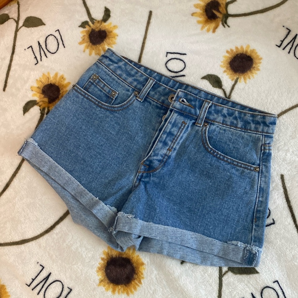 Forever 21 button up shorts